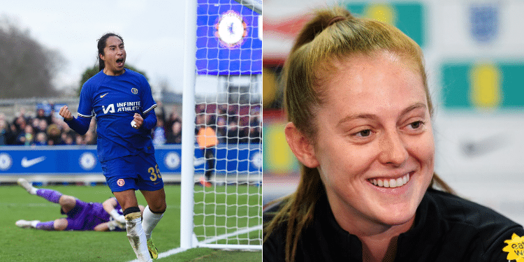A Collage Photo Of Mayra Ramirez And Kiera Walsh.