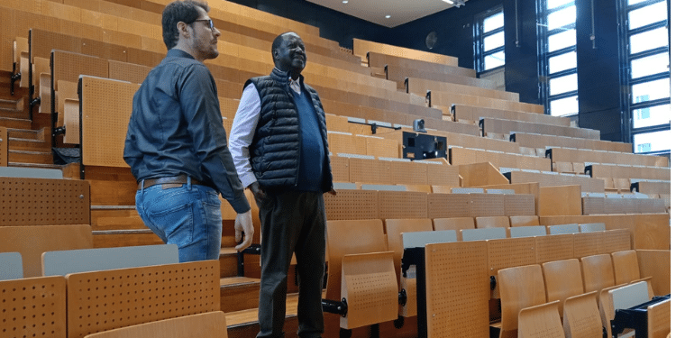 Raila’s Visit To Germany Rekindles Debate Over His Academic Qualifications Former Prime Minister Raila Odinga At Herder Institute, His Alma Mater In Leipzig, Germany. Photo/ Odm.