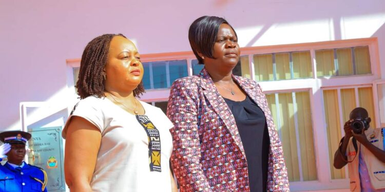 Governor Anne Waiguru And Gladys Wanga At Homabay County.