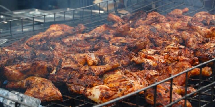 Grilled Chicken Meat. 