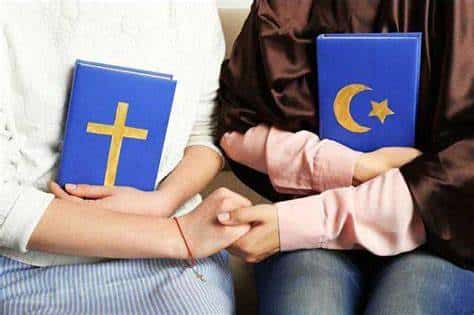 Christian And Muslim Love Union.