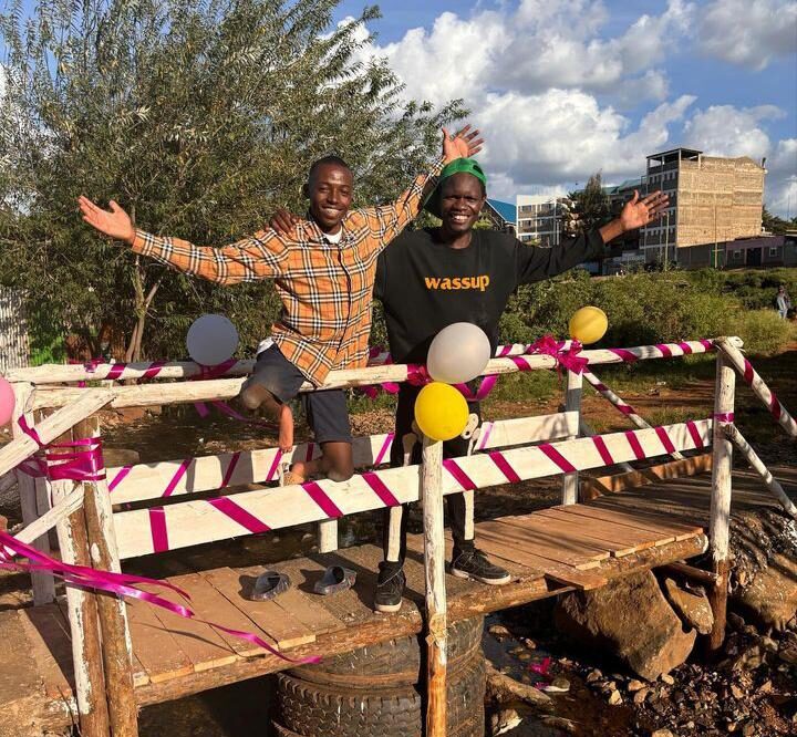 Kenyans Celebrate Babushka For Building A Bridge In Kasarani Babushka