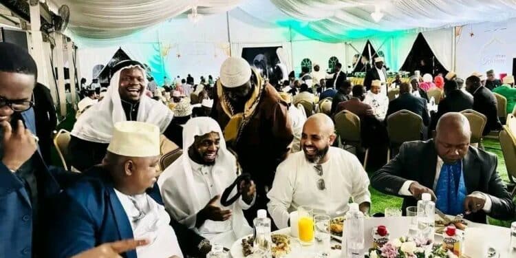 Diamond And Harmonize Met At A Dinner Organized By Tanzania President Samia Suluhu. Photo/Courtesy.