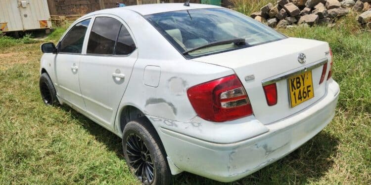 A Photo Of One Of The Cars Recovered By Dci Officers During The Raid. Photo/Dci.