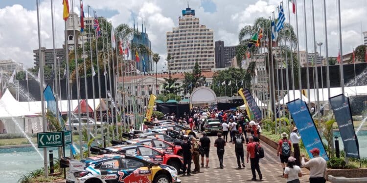Photo Of Safari Rally Cars. Photo/ Safari Rally