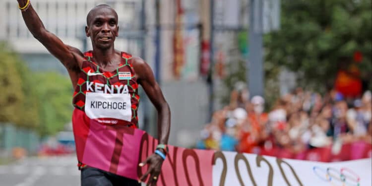 Eliud Kipchoge In Tokyo 2020. 