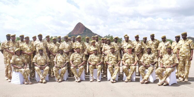 Kws Officials Pose For A Photo. Photo/Kws.