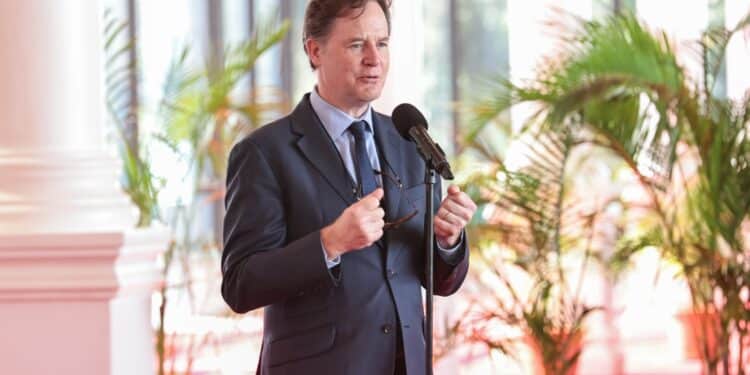Meta President, Global Affairs Nick Clegg At State House Nairobi, Kenya. Photo/Smg...facebook