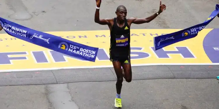 Benson Kipruto, Athlete Who Beat Eliud Kipchoge At Tokyo Marathon 2024. Photo/ Courtesy