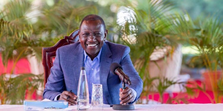 President William Ruto At A Past Cabinet Meeting. Photo/Pcs