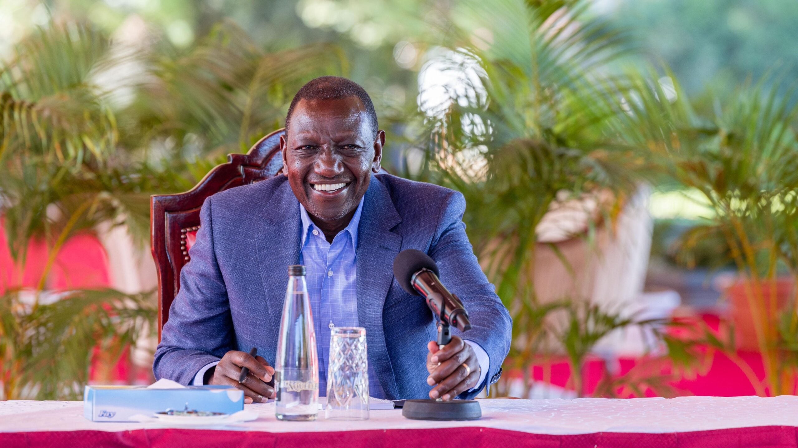 President William Ruto At A Past Cabinet Meeting. Photo/Pcs