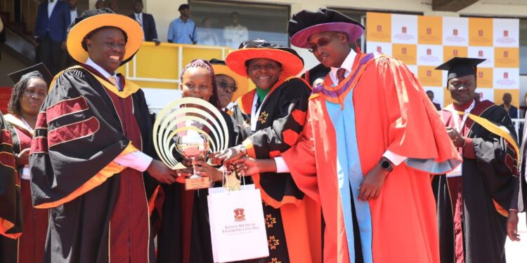 Deputy President Rigathi Gachagua During 2023 Kmtc Graduation. Photo/Kmtc.