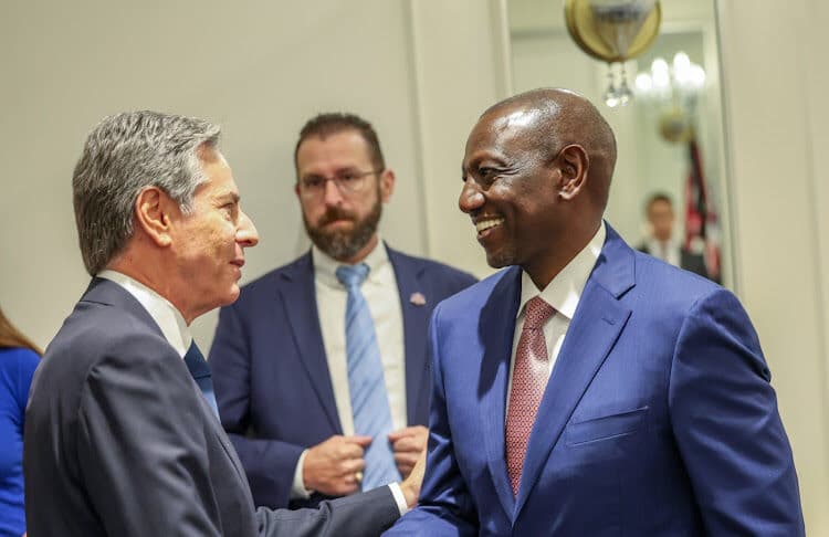 Ruto Holds Phone Call With Us Secretary Anthony Blinken