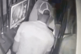 A Screenshot Of The Cctve Footage Capturing The Two Thieves Within The Cyber Studio Premises. Photo/Courtesy.