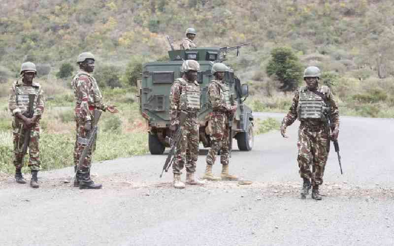 Gunmen Ignore Kdf, Launch Attack During Blind Teacher Burial