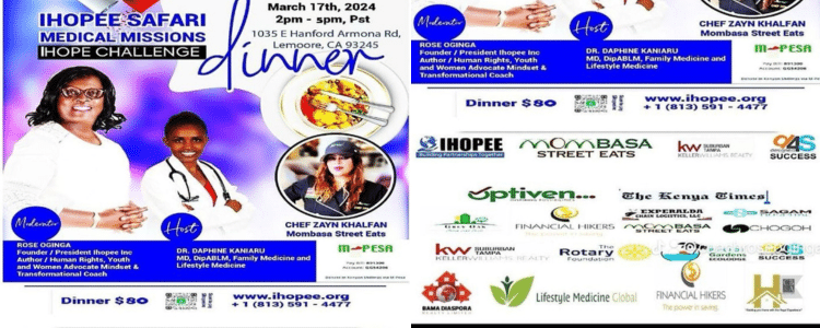 Ihopee Holds Special Dinner To Promote Access To Medical Assistance Ihopee Safari Medical Missions Ihope Challenge Event 2024