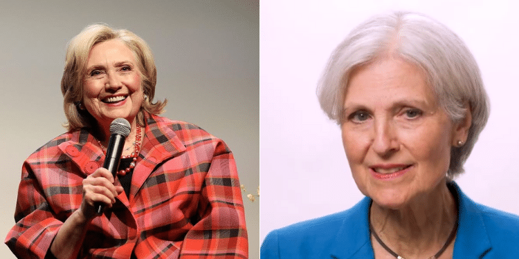 A Collage Photo Of Hillary Clinton And Jill Stein. Photo/ Courtesy