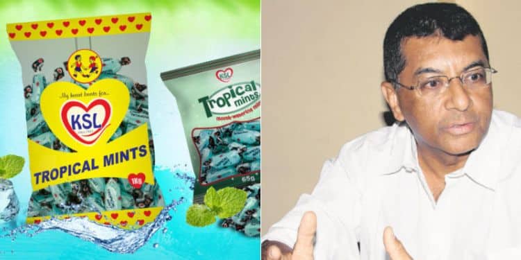 Family Behind Kenya'S Iconic Tropical Mints &Amp; Ksl Sweets A Photo Collage Of Ksl Mints And Mr Preeyesh Shah.