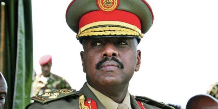 Uganda Chief Of Defence Forces Muhoozi Kainerugamba. 