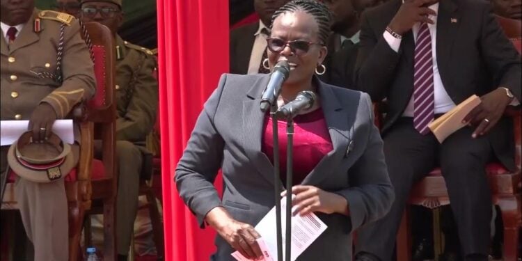 Gsu Officer Caught With School Girl In A Brothel Bungoma Deputy Governor Jennipher Mbatiany Said The Gsu Must Face The Wrath Of The Law
