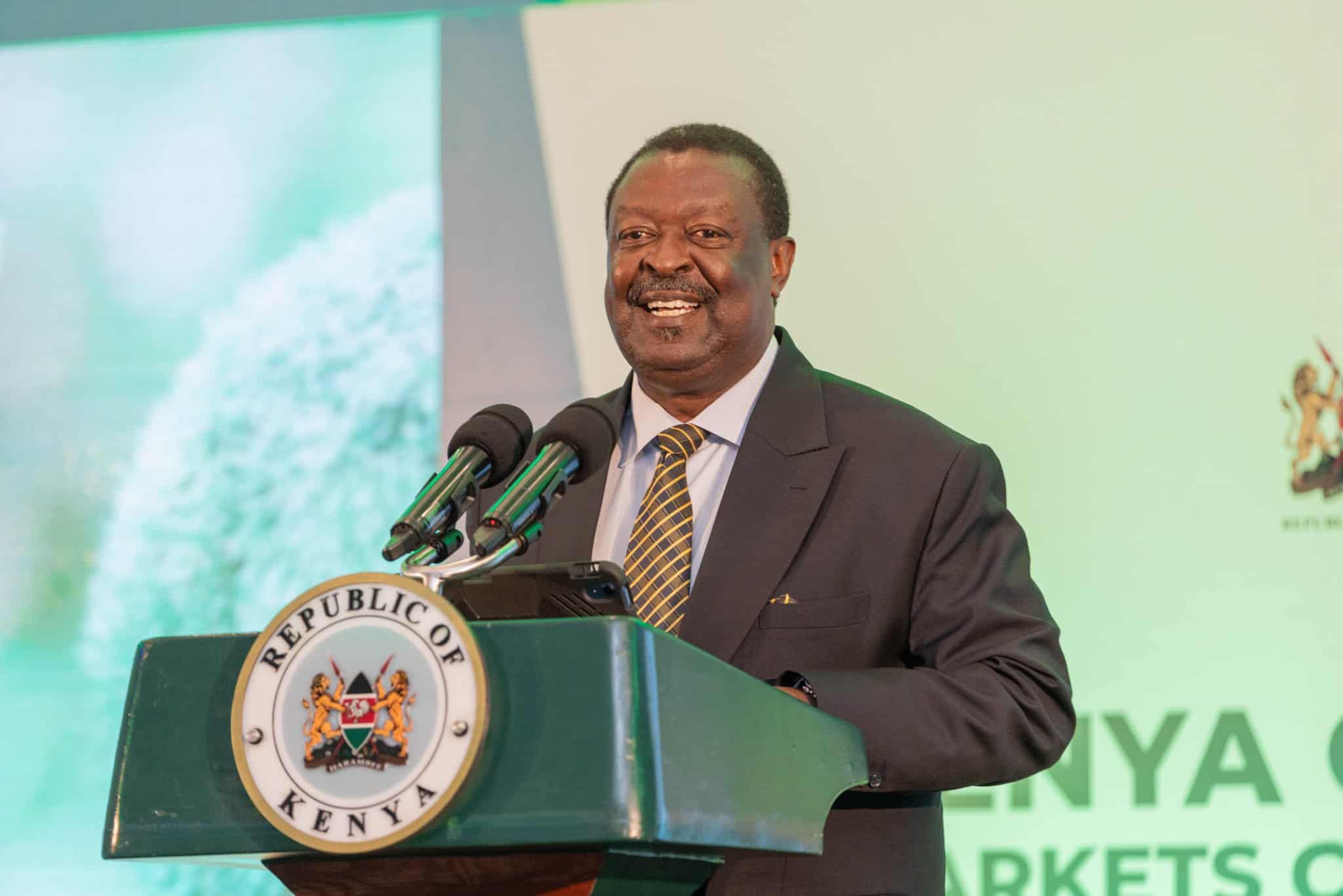 Prime Cabinet Secretary Musalia Mudavadi. Photo/ Opcs