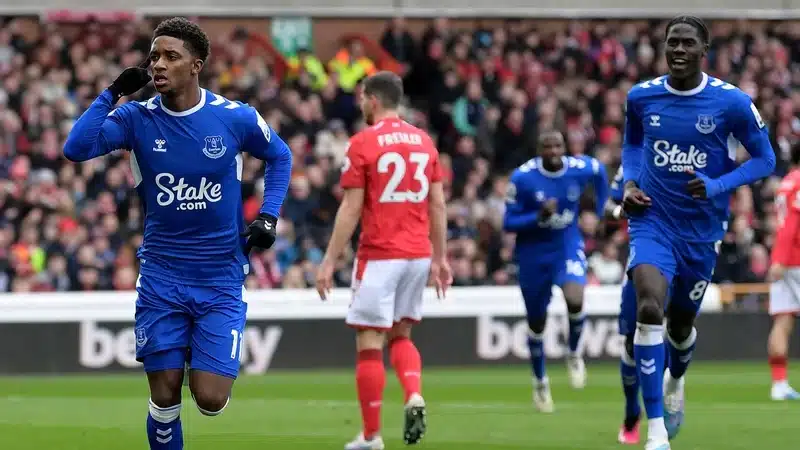 Everton Players At A Past Match. Photo/ Everton