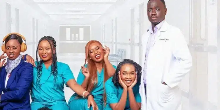 Eddie Butita Responds To Critics Of 'A Nurse Toto' Series A Nurse Toto Characters. Photo/Butita Facebook.
