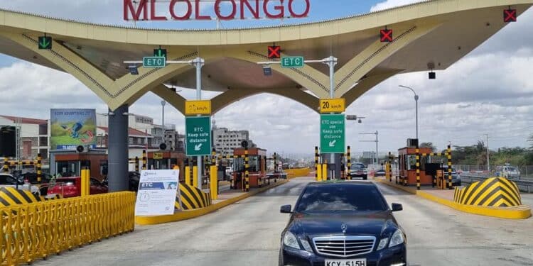 Mlolongo Toll Station Along The Nairobi Expressway. Photo/Courtesy.
