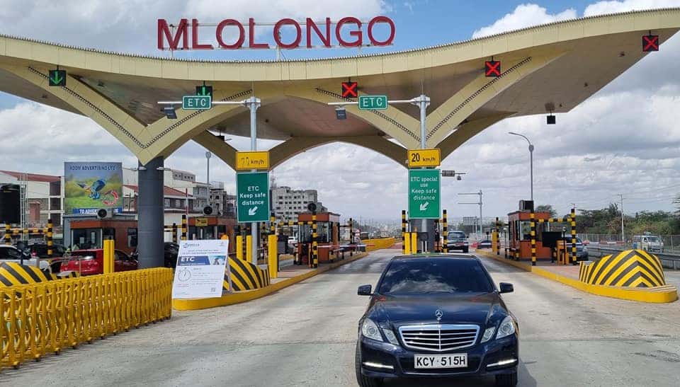 Mlolongo Toll Station Along The Nairobi Expressway. Photo/Courtesy.