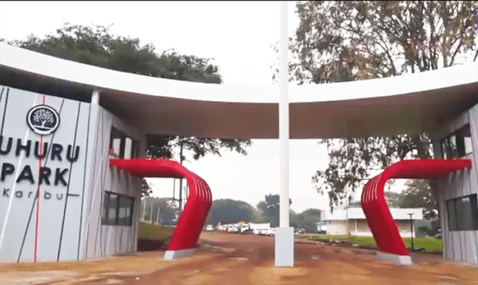 The Entrance Of The Renovated Uhuru Park. Photo/Courtesy.