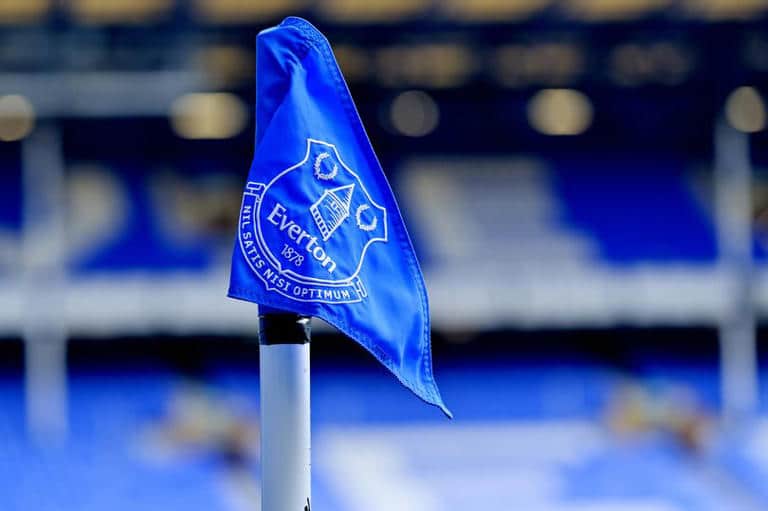 A General View Of A Corner Flag At Everton'S Goodison Park Ground. Photo/ Everton Fc