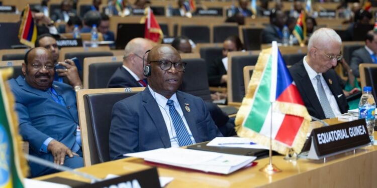 Delegates Use Headsets To Follow The Proceedings Of A Past African Union Summit In Addis Ababa, Ethiopia.