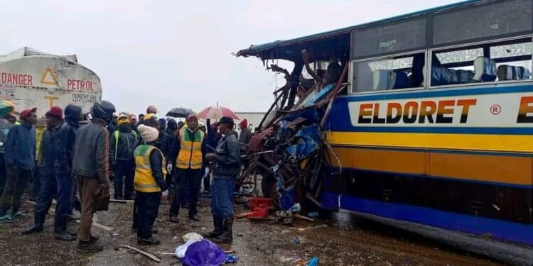 Several Feared Dead After Trailer Falls On Boda Boda Riders