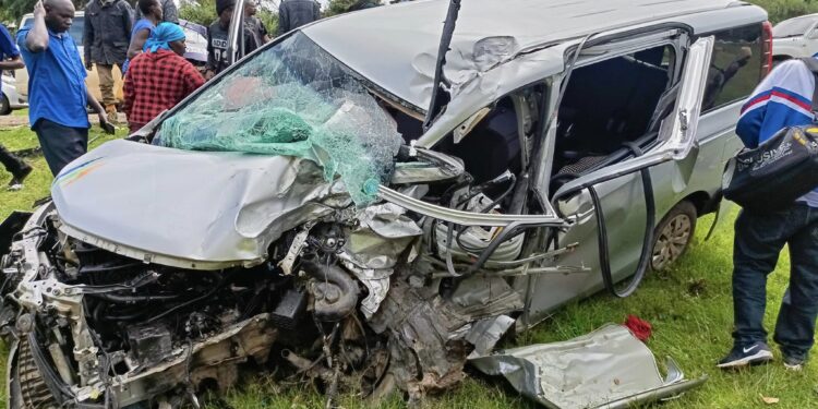 Accident Alert: Matatu Collides Along Nairobi-Nakuru Highway