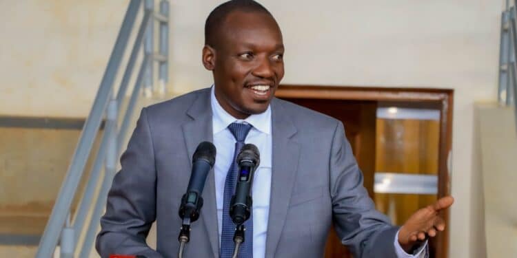 Kisii Governor Simba Arati At Nyamache Town On November 6 , 2023. Photo/ Arati X.