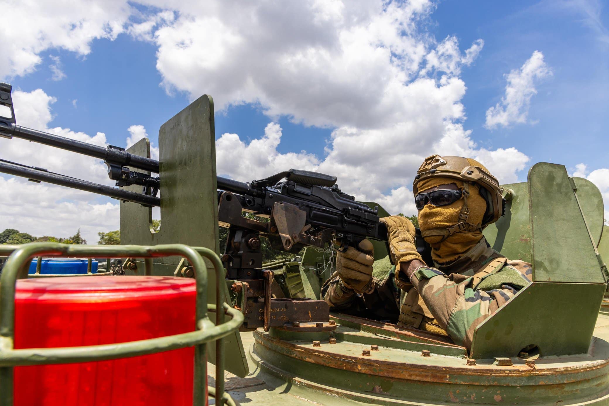 Sample Of The New Equipment Launched To Fight Bandits In The North Rift. Photo/Interior X.