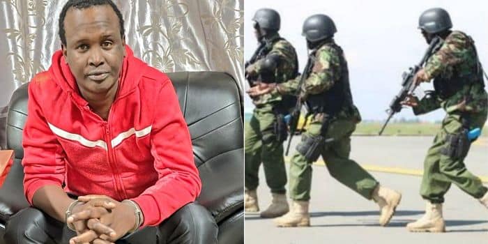 6 Reasons Why Murder Suspect Kevin Kangethe Was Denied Bail A Collage Of Murder Suspect Kevin Kangethe (Left) And Dci Officer (Right)/ Photo/Dci
