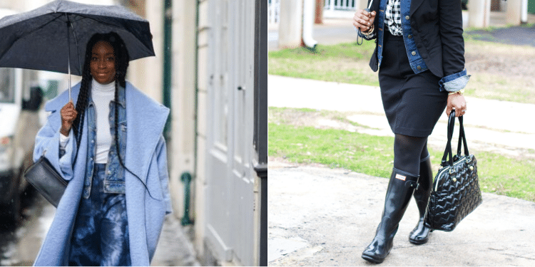 Stylish Outfits For Ladies During Rainy Weather Example Of Layering While Staying Stylish. Photo/ Courtesy