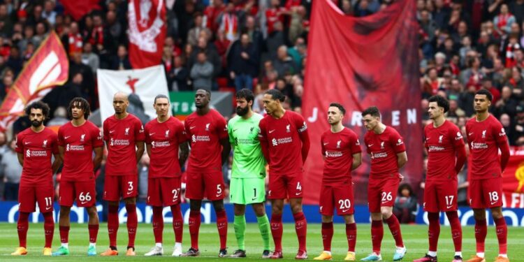 Liverpool Players Before A Past Match. Photo/ Liverpool