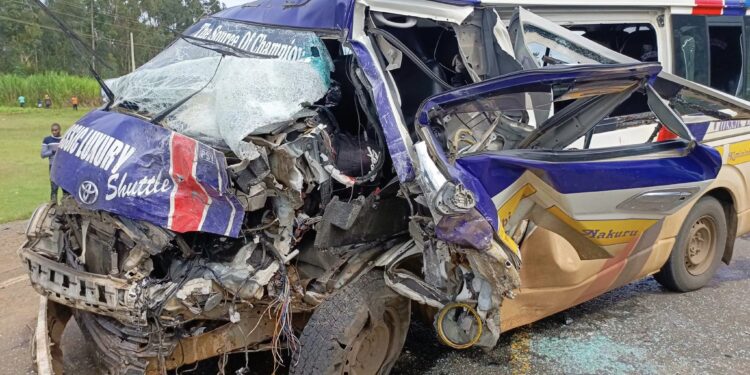 10 Deaths Reported As Trailer Rams Into Matatu In Mai Mahiu
