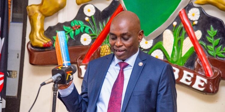 Kra Board Chairperson Takes His Oath Office As The The Authority'S Charperson.