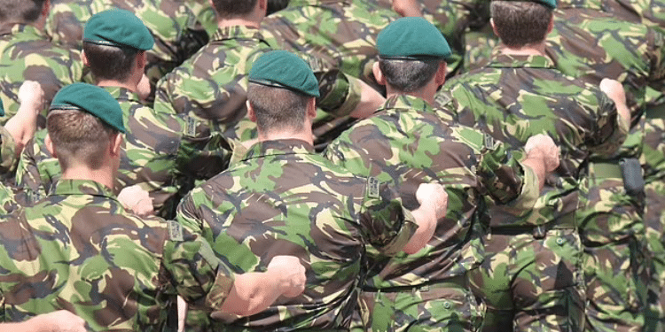British Soldiers Undergoing A Training. Photo/ Courtesy