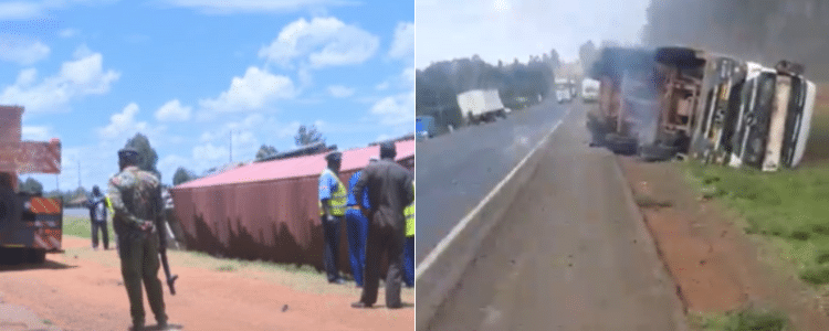 Police Launch Manhunt For Truck Driver Who Crushed Officer