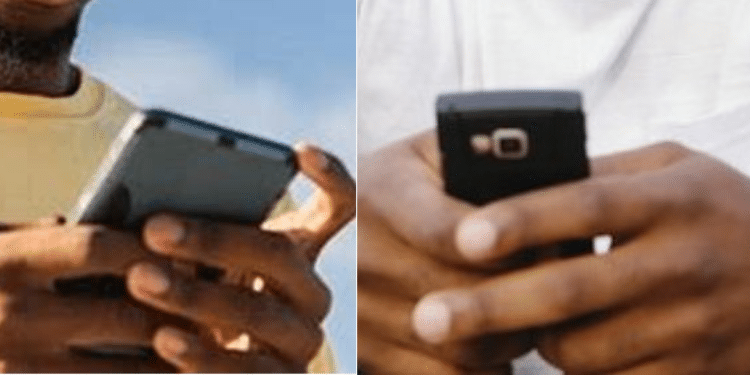 Image Of Hands Browsing Through The Phone. Photo/ Courtesy