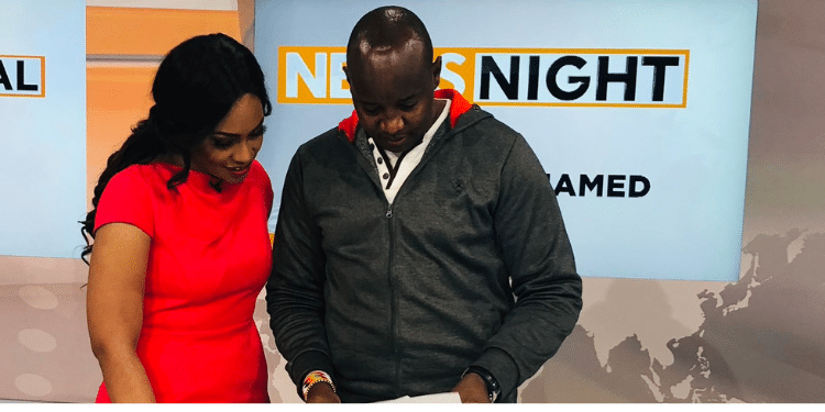 Linus Kaikai With Victoria Rubadiri. Photo/ Linus Kaikai