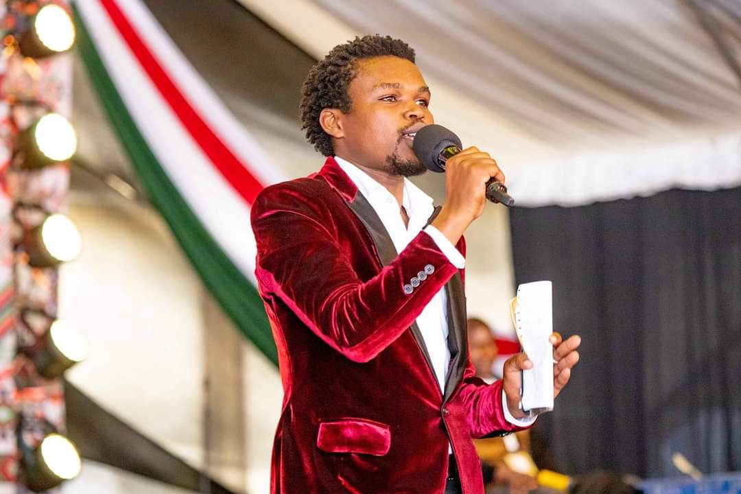 Vincent Mwasia Mutua Famously Known As Chipukeezy Speaks At A Apast Event. Photo/Courtesy