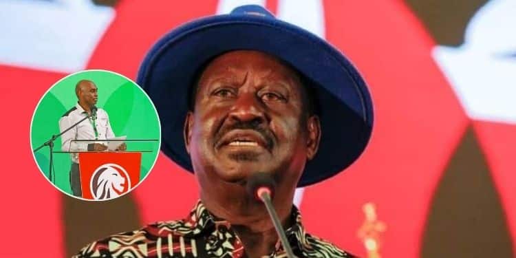 Odm Leader Raila Odinga In A Past Presser.