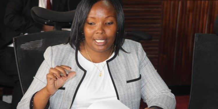 Ceo Under Fire Over Skewed Hiring &Amp; Tender Awards Laikipia Mp Jane Kagiri Speaks During A Committee Session.