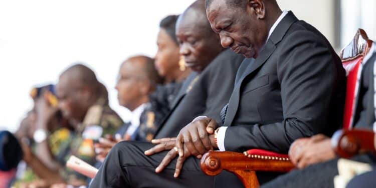 General Ogolla'S Son Speaks On Ruto'S 'Crocodile Tears' President Ruto. Photo/Courtesy