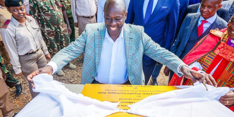Dp Rigathi Gachagua During A Church Service At Ack St. Peter'S Mbeere, Embu County On May 12, 2024. Photo/Dpcs.